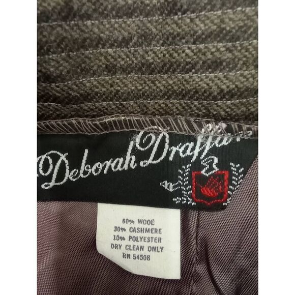 NOS with tags, VTG, 70-80s cashmere and wool wrap skirt size 12 - Picture 9 of 10